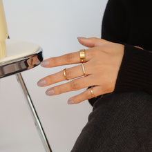 Load image into Gallery viewer, ring / 18K Gold Ring •  Dome Band Ring • Gold Ring • Simple Ring • Stackable Gold Ring • Minimal Ring • Ring for Women
