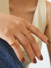 Load image into Gallery viewer, ring / 18K Gold Ring • Statement Ring • Gold Statement Ring • Tiny Ball Ring • Simple Ring • Stackable Gold Ring • Minimal Ring
