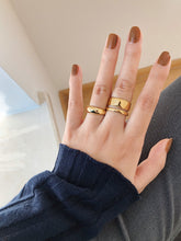 Load image into Gallery viewer, ring / 18K Gold Filled Ring • Gold Stacking Ring • Dome Gold Ring • Gold Minimalist Ring • Gold Statement Ring • Dainty Gold Ring
